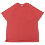 Good On（グッドオン）Short Sleeve Heavy Raglan Pocket Tee（ショートスリーブヘビーラグランポケットTシャツ）"Reactive Dye"/Flamingo（フラミンゴ）