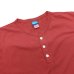 画像3: Good On（グッドオン）Short Sleeve Henley Neck Tee（ショートスリーブヘンリーネックTシャツ）"Reactive Dye"/Flamingo（フラミンゴ）