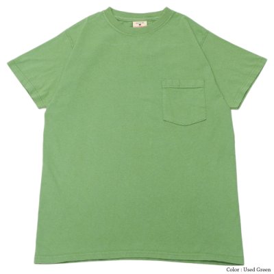 画像1: ＜30%OFF＞Goodwear（グッドウェア）Short Sleeve Crew Neck Pocket Tee（ショートスリーブクルーネックポケットT）/ Used Green（ユーズドグリーン）