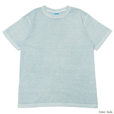画像4: Good On（グッドオン）Short Sleeve Crew Neck Tee（ショートスリーブクルーネックTシャツ）"Pigment Dye" / Coral（コーラル）・Soda（ソーダ）