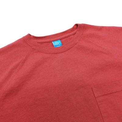 画像3: Good On（グッドオン）Short Sleeve Heavy Raglan Pocket Tee（ショートスリーブヘビーラグランポケットTシャツ）"Reactive Dye" / Flamingo（フラミンゴ）