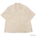 画像2: KAPTAIN SUNSHINE（キャプテンサンシャイン）Linen Silk Open Collar Shirt（リネンシルクオープンカラーシャツ）WASHED LINEN SILK CLOTH/Natural（ナチュラル）・Ink Black（インクブラック） (2)