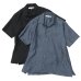 画像1: INDIVIDUALIZED SHIRTS（インディビジュアライズドシャツ）Camp Collar Short Sleeve Shirt（キャンプカラーショートスリーブシャツ）"LINEN"/Navy（ネイビー）・Black（ブラック） (1)