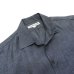 画像6: INDIVIDUALIZED SHIRTS（インディビジュアライズドシャツ）Camp Collar Short Sleeve Shirt（キャンプカラーショートスリーブシャツ）"LINEN"/Navy（ネイビー）・Black（ブラック）