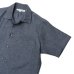 画像7: INDIVIDUALIZED SHIRTS（インディビジュアライズドシャツ）Camp Collar Short Sleeve Shirt（キャンプカラーショートスリーブシャツ）"LINEN"/Navy（ネイビー）・Black（ブラック） (7)