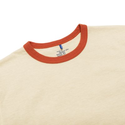画像8: Good On（グッドオン）Short Sleeve Ringer Tee（ショートスリーブリンガーTシャツ）"Reactive Dye" / Orange（オレンジ）・Smoky Blue（スモーキブルー）・Olive（オリーブ）