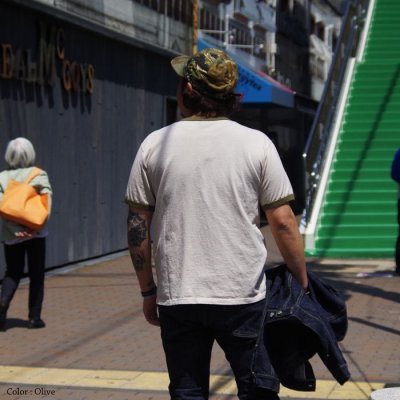 画像13: Good On（グッドオン）Short Sleeve Ringer Tee（ショートスリーブリンガーTシャツ）"Reactive Dye" / Orange（オレンジ）・Smoky Blue（スモーキブルー）・Olive（オリーブ）