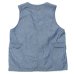 画像2: Post O'Alls（ポストオーバーオールズ）Royal Traveler（ロイヤルトラベラー）"Vintage Sheeting" / Chambray（シャンブレー） (2)