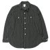 画像1: Post O'Alls（ポストオーバーオールズ）St.Louis（セント・ルイス）Dobby Stripe/Black（ブラック） (1)