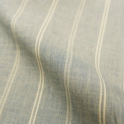画像7: *A VONTADE（アボンタージ）Banded Collar Shirts（バンドカラーシャツ）"End on End Broad" / Blue Stripe（ブルーストライプ）※Mサイズのみ