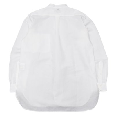 画像3: *A VONTADE(アボンタージ)Banded Collar Shirts(バンドカラーシャツ)"Cotton Linen Chambray" / White(ホワイト)・Black(ブラック)