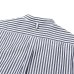 画像6: A VONTADE（アボンタージ）Banded Collar Shirts（バンドカラーシャツ）Cotton Linen Chambray/Navy Stripe（ネイビーストライプ）