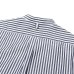 画像6: *A VONTADE（アボンタージ）Banded Collar Shirts（バンドカラーシャツ）"Cotton Linen Chambray" / Navy Stripe（ネイビーストライプ）