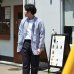 画像8: *A VONTADE（アボンタージ）Banded Collar Shirts（バンドカラーシャツ）"Cotton Linen Chambray" / Navy Stripe（ネイビーストライプ）