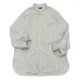 画像1: *A VONTADE（アボンタージ）Banded Collar Shirts（バンドカラーシャツ）"End on End Broad" / Blue Stripe（ブルーストライプ）※Mサイズのみ (1)