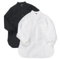 A VONTADE（アボンタージ）Banded Collar Shirts（バンドカラーシャツ）Cotton Linen Chambray/White（ホワイト）・Black（ブラック）