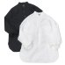 画像1: A VONTADE（アボンタージ）Banded Collar Shirts（バンドカラーシャツ）Cotton Linen Chambray/White（ホワイト）・Black（ブラック） (1)