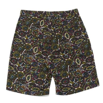 画像2: ENGINEERED GARMENTS（エンジニアードガーメンツ）SUNSET SHORT（サンセットショーツ）Cotton Batik/Olive（オリーブ）