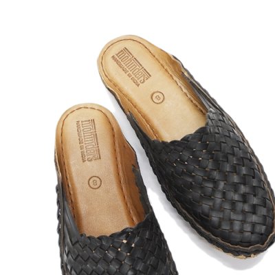 画像7: MOHINDERS(モヒンダーズ)CITY SLIPPER(シティースリッパ)WOVEN/Black(ブラック)