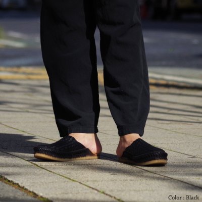 画像10: MOHINDERS(モヒンダーズ)CITY SLIPPER(シティースリッパ)WOVEN/Black(ブラック)