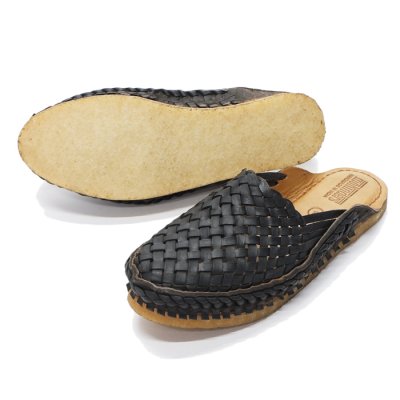 画像3: MOHINDERS(モヒンダーズ)CITY SLIPPER(シティースリッパ)WOVEN/Black(ブラック)
