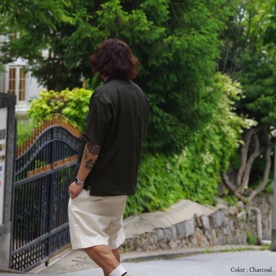 画像18: Nigel Cabourn（ナイジェル・ケーボン）OPEN COLLAR SHIRT（オープンカラーシャツ）"LINEN TWILL / 4Colors (全4色展開）