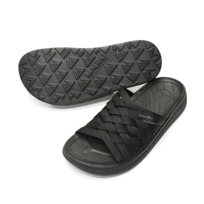 画像4: MALIBU SANDALS（マリブサンダルズ）ZUMA（ズマ）"POLYESTER" / Black×Black（ブラック×ブラック）