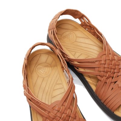 画像7: MALIBU SANDALS（マリブサンダルズ）CANYON（キャニオン）"VEGAN LEATHER" / Whiskey×Dark Brown（ウイスキー×ダークブラウン）