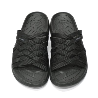 画像3: MALIBU SANDALS（マリブサンダルズ）ZUMA（ズマ）"POLYESTER" / Black×Black（ブラック×ブラック）