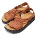 画像1: MALIBU SANDALS（マリブサンダルズ）CANYON（キャニオン）VEGAN LEATHER/Whiskey×Dark Brown（ウイスキー×ダークブラウン） (1)