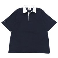 BARBARIAN（バーバリアン）カジュアルラガーシャツショートスリーブ 8oz-NEW FIT-（SOLID）/Navy（ネイビー）