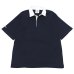 画像1: BARBARIAN（バーバリアン）カジュアルラガーシャツショートスリーブ 8oz-NEW FIT-（SOLID）/Navy（ネイビー） (1)