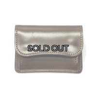 WILD SWANS（ワイルドスワンズ）TONGUE（タング）マルチコインケース/ダークコニャック"シェルコードバン"×ダークブラウン"型押しイングリッシュブライドル"