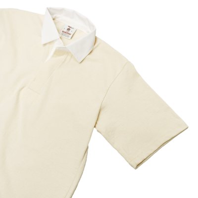 画像4: BARBARIAN（バーバリアン）カジュアルラガーシャツショートスリーブ ”SOLID" / Ivory（アイボリー）