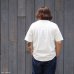 画像13: Nigel Cabourn（ナイジェル・ケーボン）BASIC T-SHIRT（ベーシックTシャツ）9.5oz Open end Cotton/Ivory（アイボリー）・Charcoal（チャコールグレー）