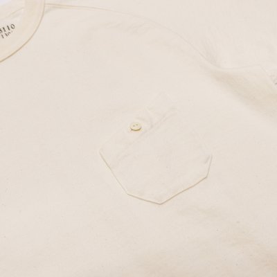 画像8: Nigel Cabourn(ナイジェル・ケーボン)9.5oz BASIC T-SHIRT(9.5ozベーシックTシャツ)/ Ivory(アイボリー)・Black(ブラック)