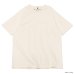 画像2: Nigel Cabourn（ナイジェル・ケーボン）9.5oz BASIC T-SHIRT（9.5ozベーシックTシャツ）/Ivory（アイボリー）・Black（ブラック） (2)