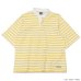 画像2: BARBARIAN（バーバリアン）カジュアルヘンリーネックシャツショートスリーブ 8oz（BASQUE STRIPES）"レディース"/Yellow×White（イエロー×ホワイト）・Dk.Ocean×White（ダークオーシャン×ホワイト） (2)