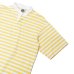 画像7: BARBARIAN（バーバリアン）カジュアルヘンリーネックシャツショートスリーブ "BASQUE STRIPES" レディース / Yellow×White（イエロー×ホワイト）・Dk.Ocean×White（ダークオーシャン×ホワイト）