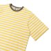 画像7: BARBARIAN（バーバリアン）カジュアルクルーネックシャツショートスリーブ 　”1/2 TWO COLOUR STRIPES” / Yellow×White+Graphite（イエロー×ホワイト+グラファイト）・Black×White+Raspberry（ブラック×ホワイト+ラズベリー）