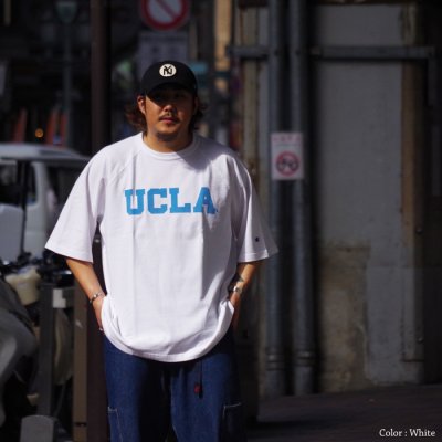 画像8: Champion（チャンピオン）T1011 US Print Raglan Sleeve T-Shirt（ティーテンイレブンUSプリントラグランスリーブTシャツ）"USC・Made in USA" / Cardinal（カーディナル）