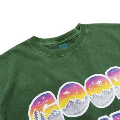 画像3: Good On（グッドオン）Short Sleeve Crew Neck Batik Print Tee（ショートスリーブクルーネックバティックプリントTシャツ）"GOOD ON" / Dk.Green（ダークグリーン）