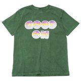 Good On（グッドオン）Short Sleeve Crew Neck Batik Print Tee（ショートスリーブクルーネックバティックプリントTシャツ）"GOOD ON"/Dk.Green（ダークグリーン）