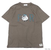 free rage（フリーレイジ）リサイクルコットンプリントTee / Gray（グレー）