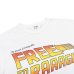 画像6: free rage（フリーレイジ）リサイクルコットンプリントTee"FREE to the RAGE" / White（ホワイト）・Sumi（スミクロ）