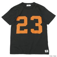 free rage（フリーレイジ）リサイクルコットンプリントTee"No.23"/ Sumi（スミクロ）