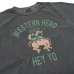 画像7: STUDIO D'ARTISAN（ステュディオ・ダ・ルチザン）USAコットンピグメント加工プリントＴシャツ"WESTERN HERO" / Pink（ピンク）・Black（ブラック）