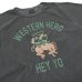 画像7: STUDIO D'ARTISAN（ステュディオ・ダ・ルチザン）USAコットンピグメント加工プリントＴシャツ"WESTERN HERO"/Pink（ピンク）・Black（ブラック）