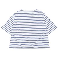 SAINT JAMES（セントジェームス）PIRIAC LOOSE（ピリアック・ルーズ）"Women" / NEIGE×BLEU FAIENCE（ホワイト×マットブルー）