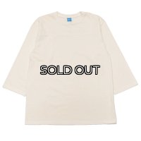 Good On（グッドオン）80's FOOTBALL Tee（80'sフットボールTシャツ）"Pigment Dye"/Natural（ナチュラル）